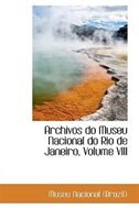 Front cover_Archivos do Museu Nacional do Rio de Janeiro, Volume VIII