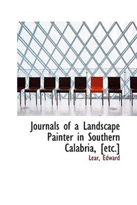 Front cover_Journals of a Landscape Painter in Southern Calabria