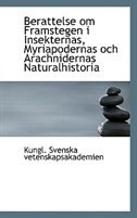 Front cover_Berattelse om Framstegen i Insekternas, Myriapodernas och Arachnidernas Naturalhistoria