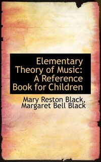 Front cover_Elementary Theory of Music