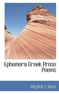 Ephemera Greek Prose Poems