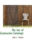 Front cover_The law of Constructive Contempt