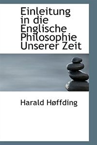 Front cover_Einleitung in die Englische Philosophie Unserer Zeit