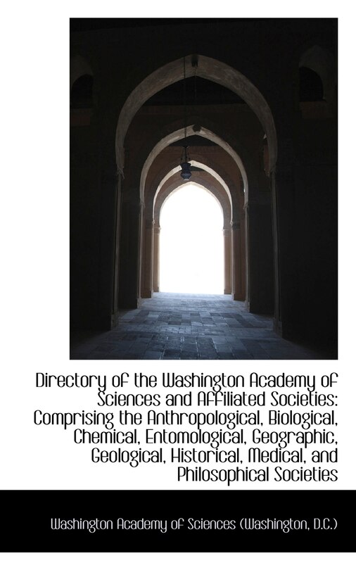 Front cover_Directory of the Washington Academy of Sciences and Affiliated Societies