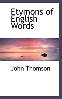 Front cover_Etymons of English Words