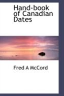 Front cover_Hand-book of Canadian Dates