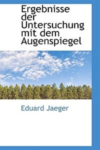 Couverture_Ergebnisse der Untersuchung mit dem Augenspiegel