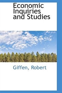 Front cover_Economic Inquiries and Studies