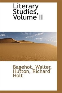 Front cover_Literary Studies, Volume II