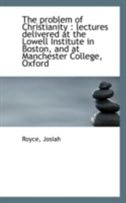 Front cover_The problem of Christianity