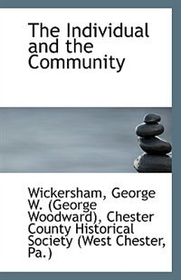 Front cover_The Individual and the Community