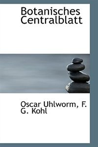 Front cover_Botanisches Centralblatt