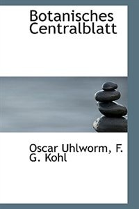 Front cover_Botanisches Centralblatt