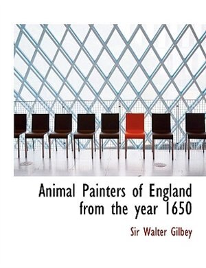 Couverture_Animal Painters of England from the year 1650
