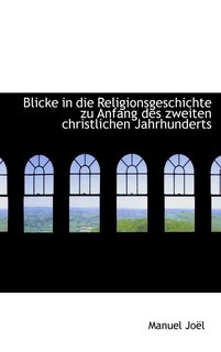 Couverture_Blicke in die Religionsgeschichte zu Anfang des zweiten christlichen Jahrhunderts