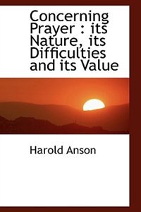 Front cover_Concerning Prayer