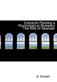 Couverture_Contarini Fleming a Psychological Romance The Rise of Iskander