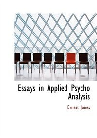 Couverture_Essays in Applied Psycho Analysis