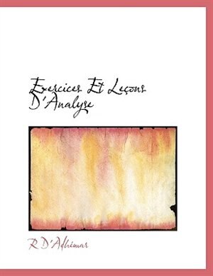 Front cover_Exercices Et Leçons D'analyse