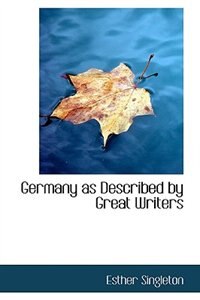 Couverture_Germany As Described By Great Writers