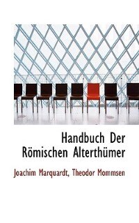 Front cover_Handbuch Der R&ouml;mischen Alterth&uuml;mer