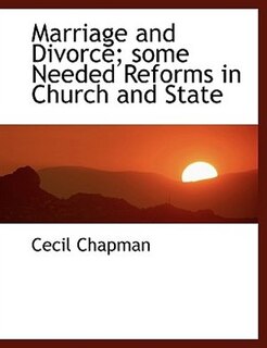 Front cover_Marriage And Divorce