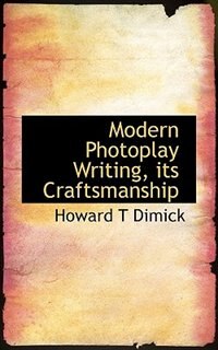 Couverture_Modern Photoplay Writing, Its Craftsmanship