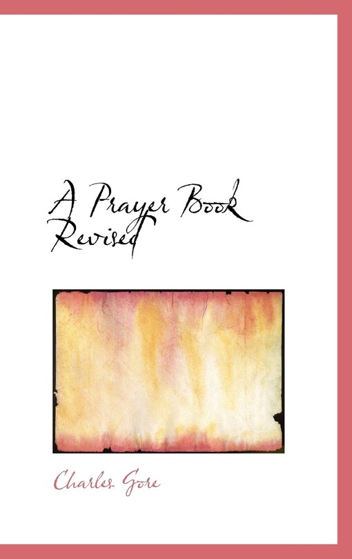 Couverture_A Prayer Book Revised