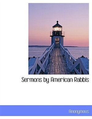 Couverture_Sermons By American Rabbis