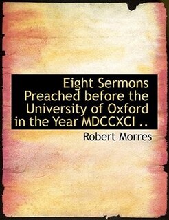 Front cover_Eight Sermons Preached Before The University Of Oxford In The Year Mdccxci