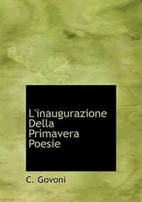 Front cover_L'inaugurazione Della Primavera Poesie