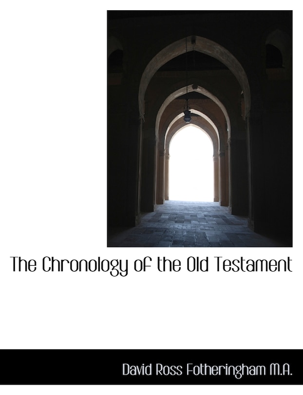 Couverture_The Chronology of the Old Testament