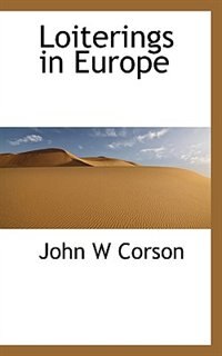 Front cover_Loiterings in Europe