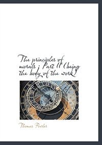 Couverture_The principles of morals