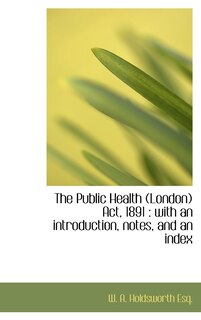 Couverture_The Public Health (London) Act, 1891