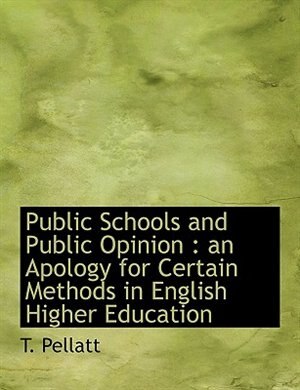 Front cover_Public Schools and Public Opinion