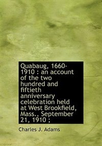 Front cover_Quabaug, 1660-1910