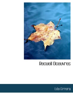 Front cover_Recueil Dceuvres