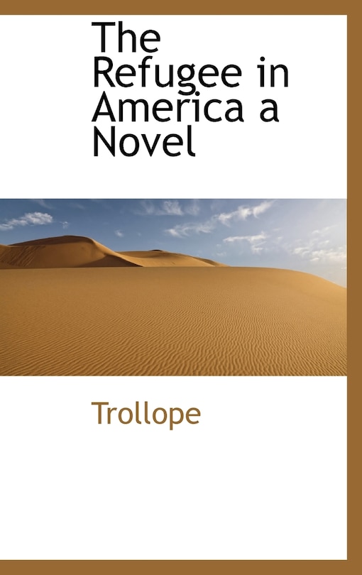 Couverture_The Refugee in America a Novel