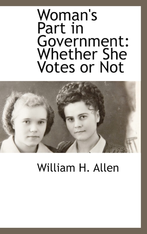 Couverture_Woman's Part in Government