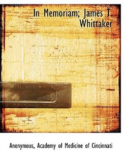 Couverture_In Memoriam; James T. Whittaker