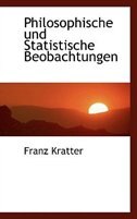 Front cover_Philosophische und Statistische Beobachtungen