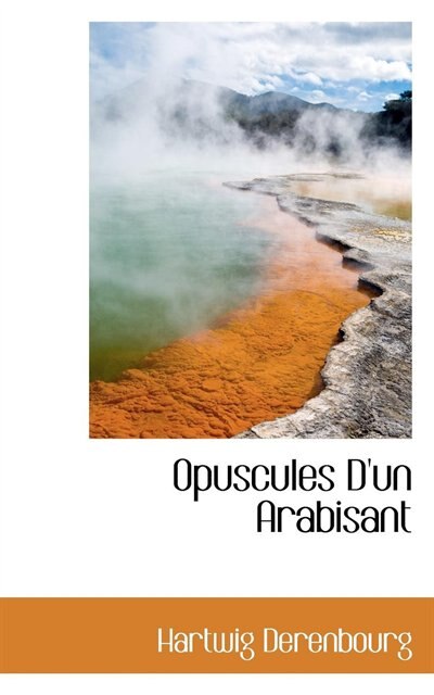 Front cover_Opuscules D'un Arabisant