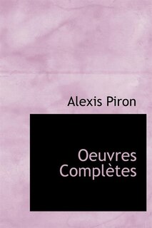 Front cover_Oeuvres Complètes