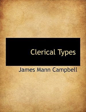 Front cover_Clerical Types