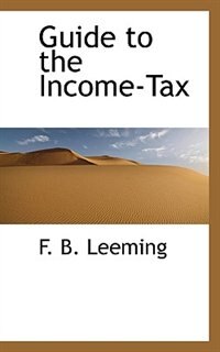 Couverture_Guide to the Income-Tax