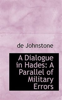 Couverture_A Dialogue in Hades