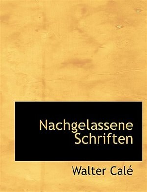 Nachgelassene Schriften