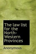 Couverture_The law list for the North-Western Provinces