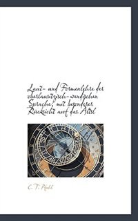 Front cover_Laut- und Formenlehre der oberlausitzisch-wendischen Sprache; mit besonderer Rücksicht auf das Altsl
